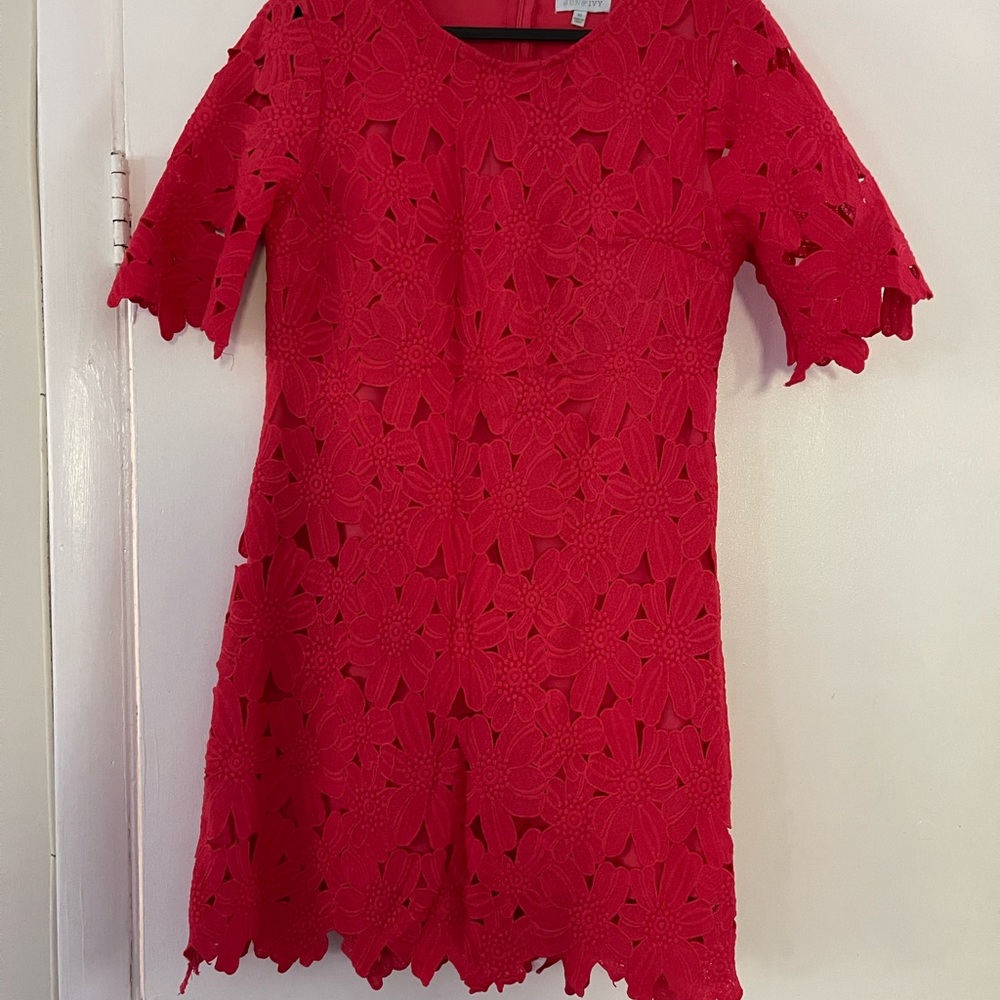 Jun&ivy red dress
